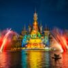 The lake and castle at grand world
