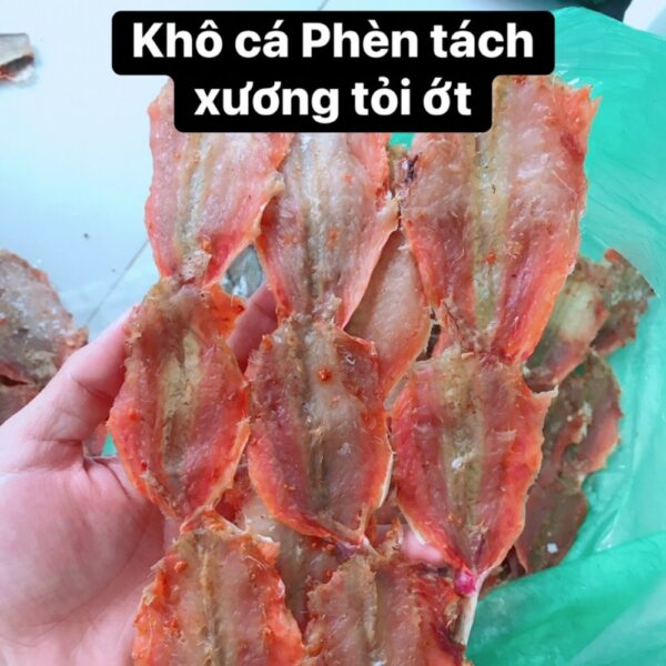 Khô cá phèn (cá đỏ) tỏi ớt tách xương