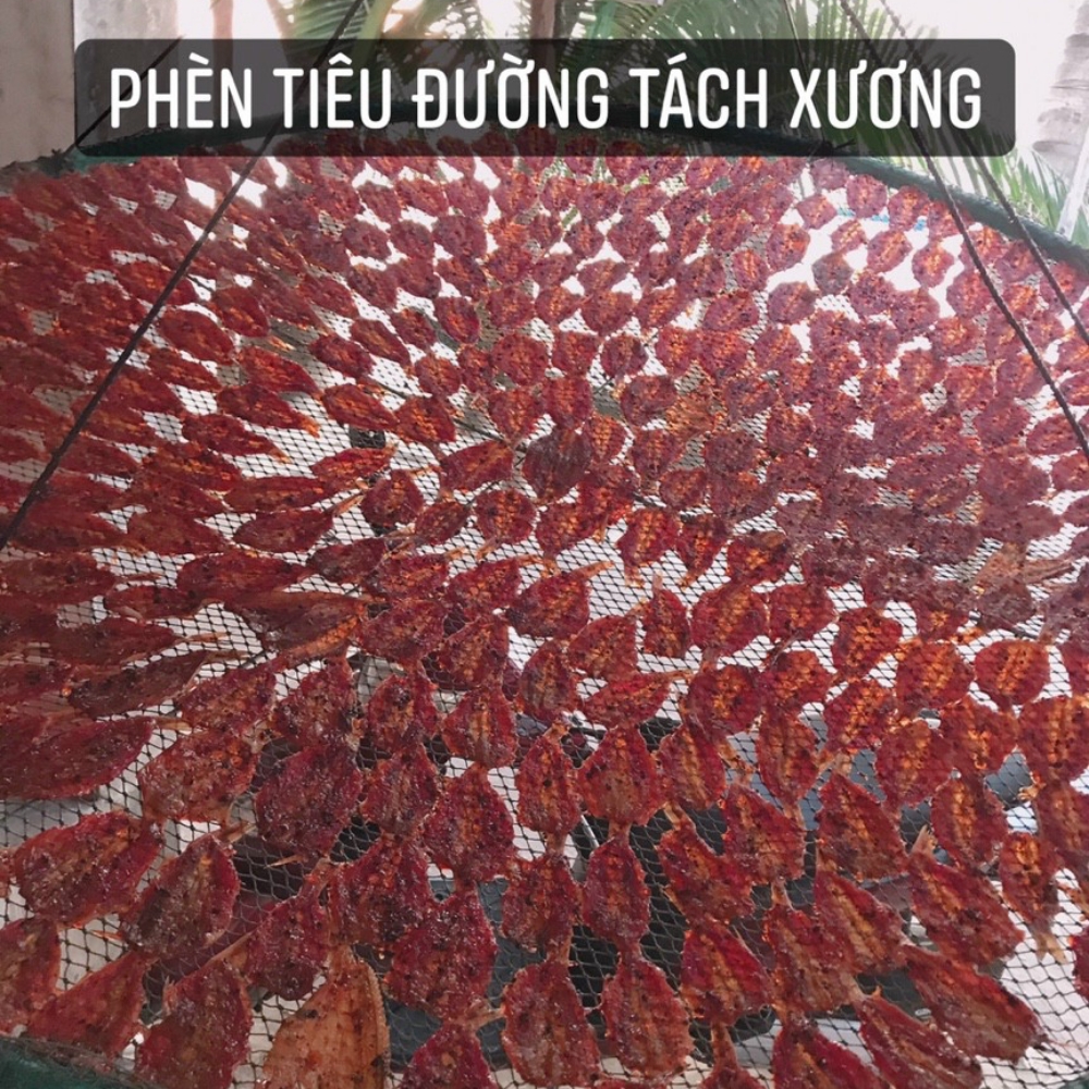 Khô cá phèn (cá đỏ) tiêu đường tách xương