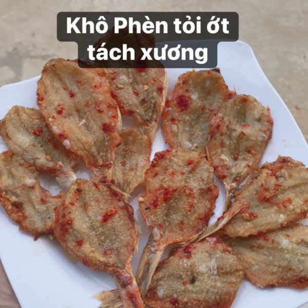 Khô cá phèn (cá đỏ) tỏi ớt tách xương