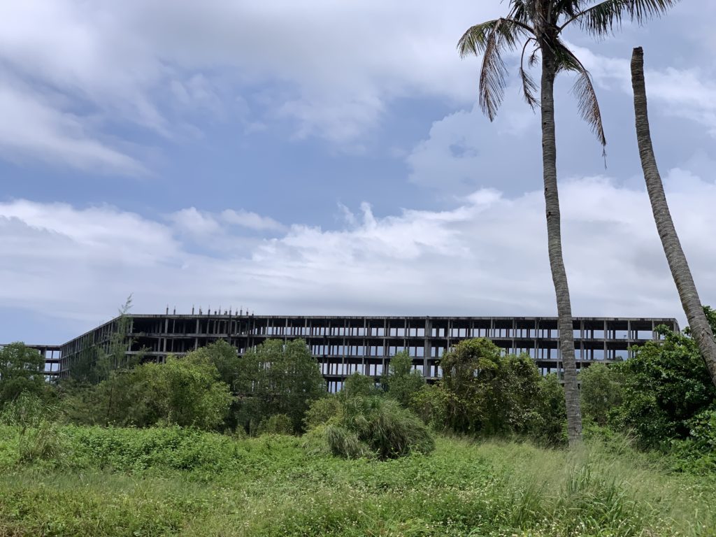 a bulding under construction