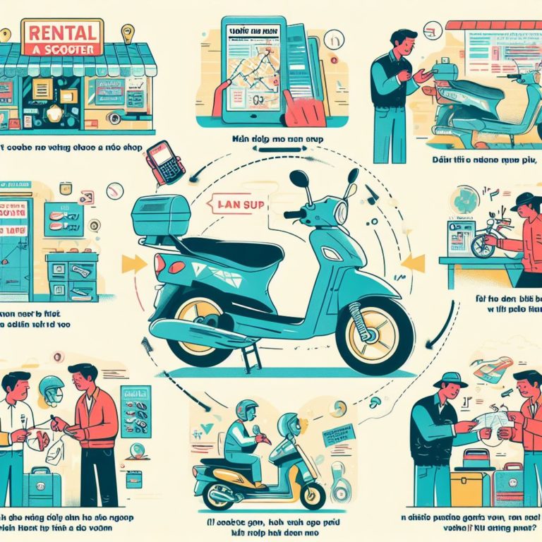HOW TO RENT SCOOTER IN VIET NAM