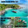 CANO SPEED BOAT TRIP IN SOUTH PHU QUOC