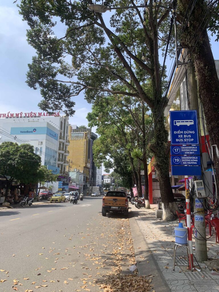 Near phu quoc hospital bus stop