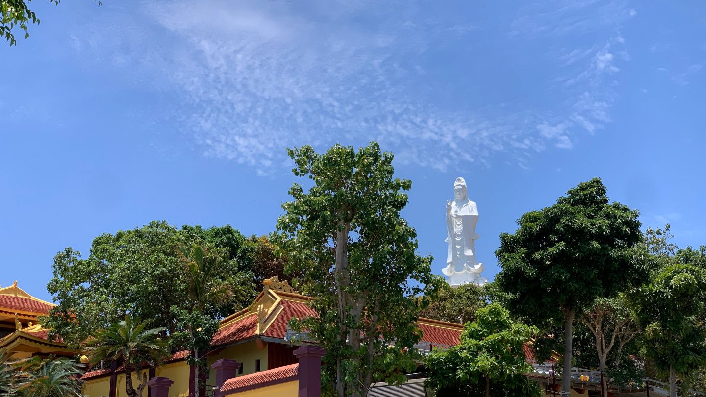 Lady Budda statue in Phu Quoc Pagoda
