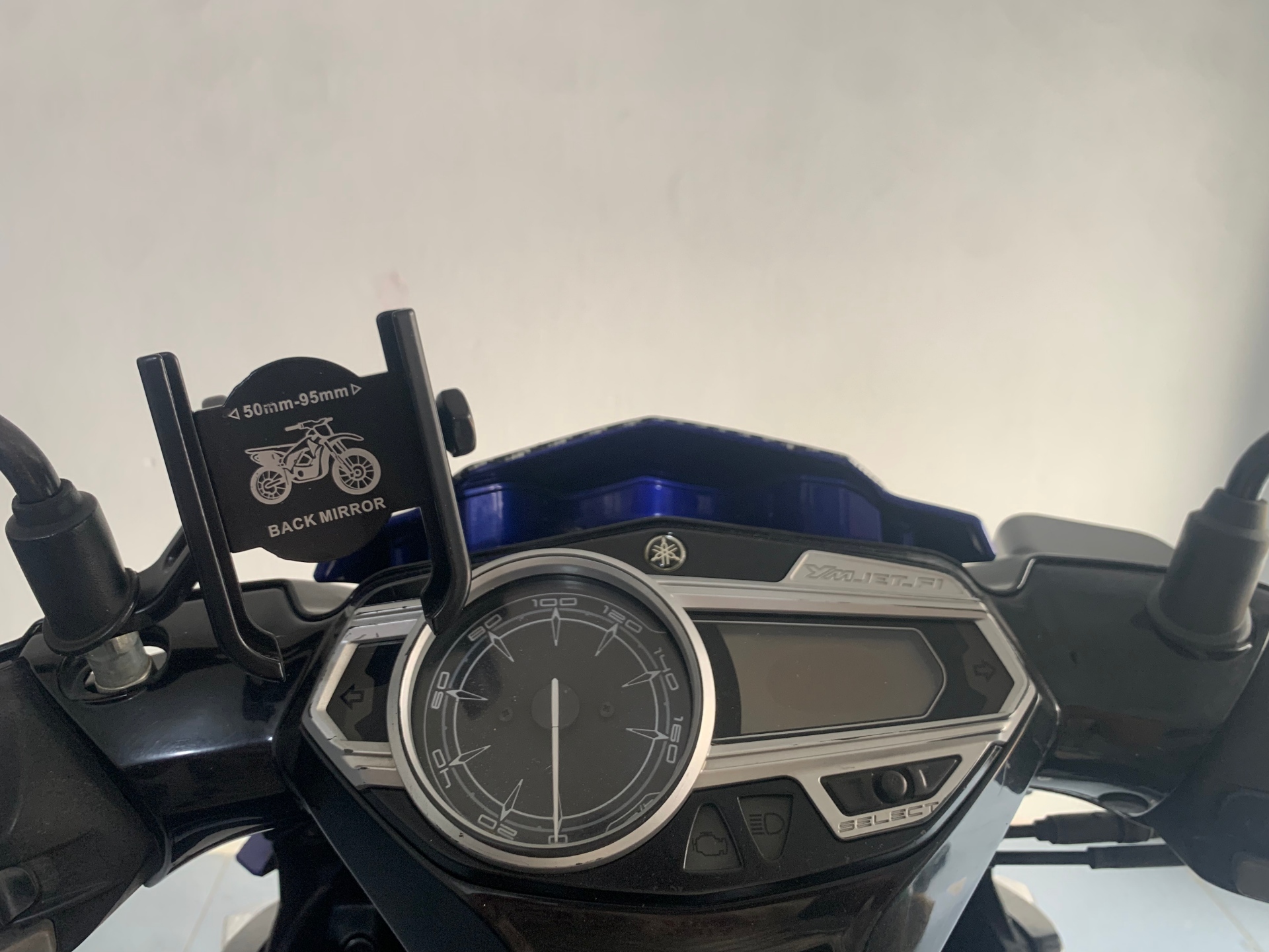 scooter with phone holding