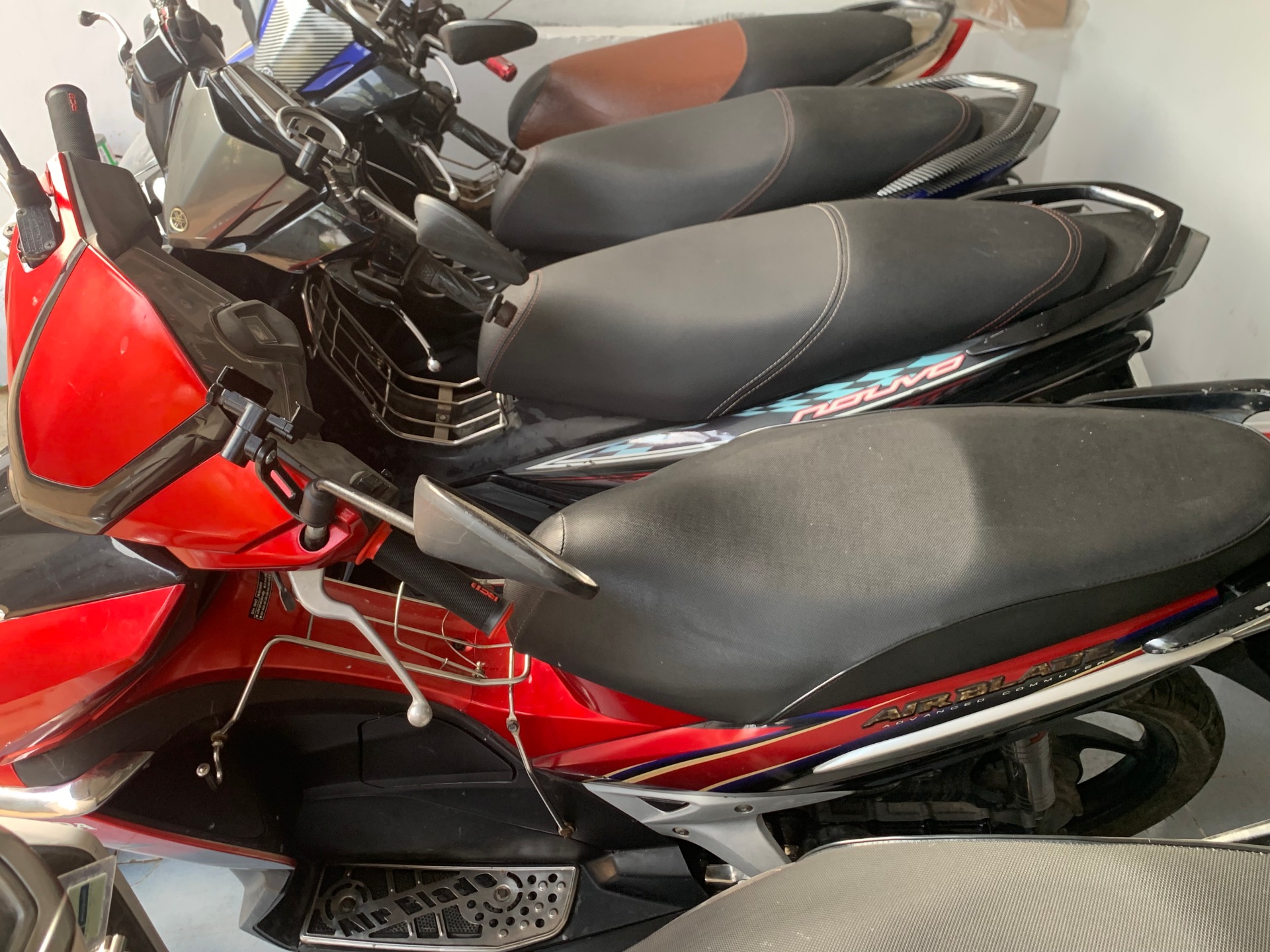 our clean scooter before delivery