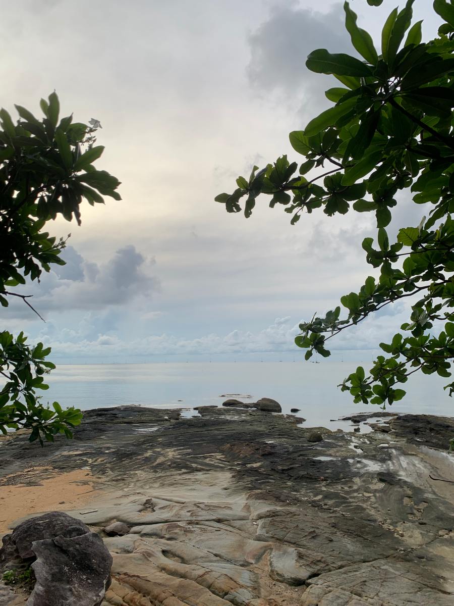 The beach down next to Phu Quoc Pagoda